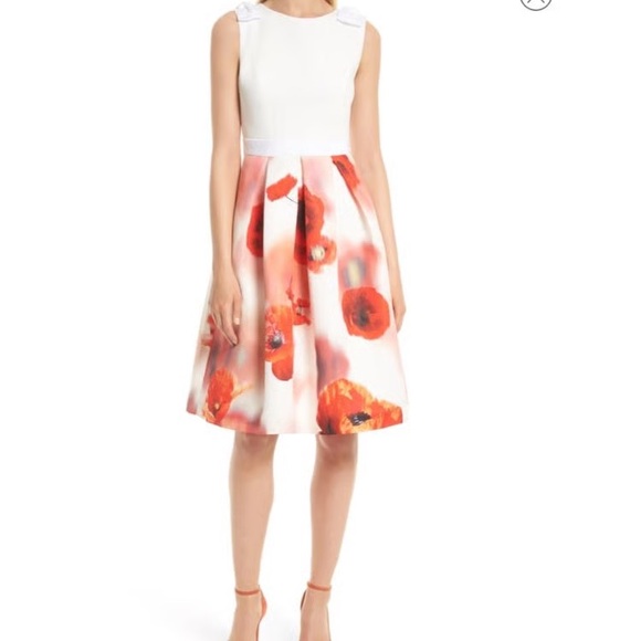 Ted Baker Playful Poppy Bow Skirt Dress – BNWT - Picture 4 of 5